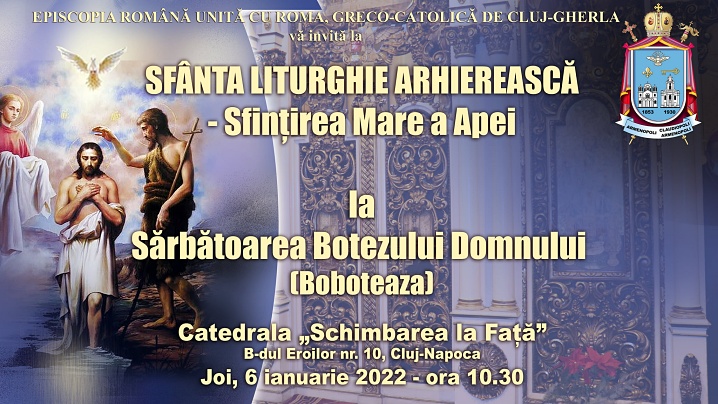 LIVE: Liturghie Arhierească în Catedrala “Schimbarea la Față” (Sărbătoarea Botezului Domnului)