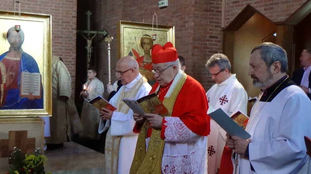 Cardinalul André Vingt-Trois în vizită la Misiunea Greco-Catolică Română din Paris 