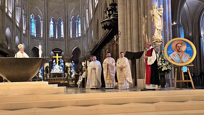 Fericitul Cardinal Iuliu Hossu onorat în Catedrala Notre-Dame de Paris