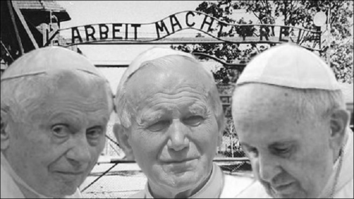 Cei trei papi la Auschwitz şi Birkenau