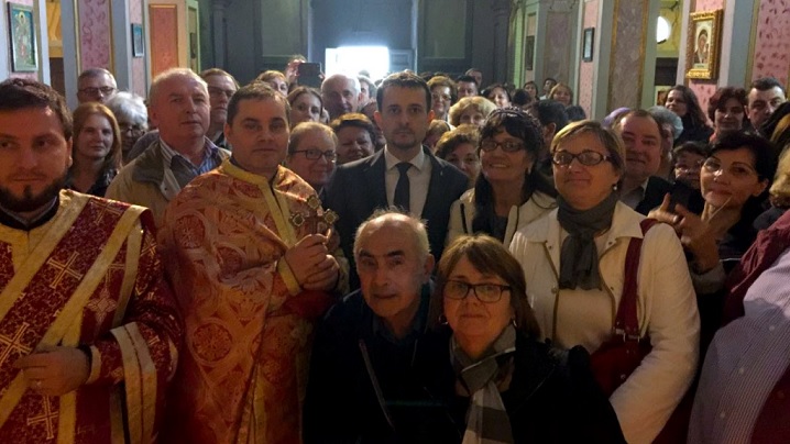 Vizita ambasadorului României în Italia la parohia greco-catolică „San Salvatore alle Coppelle” din Roma