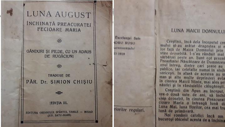 Din istoria vieții spirituale în Biserica Greco-Catolică [12] Luna Maicii Domnului