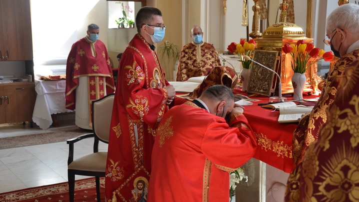 Sărbătoarea Sfântului Gheorghe: Hirotoniri de preot și diacon în Catedrala Blajului 