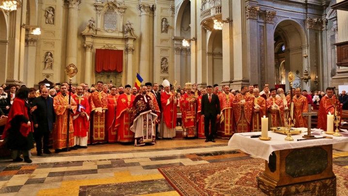 Președintele CEI și PS Cristian în mijlocul credincioșilor greco-catolici români la Bologna