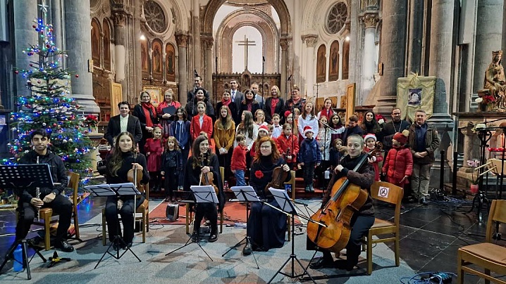 Colinde româneşti în Biserica Regală Sfânta Maria din Bruxelles