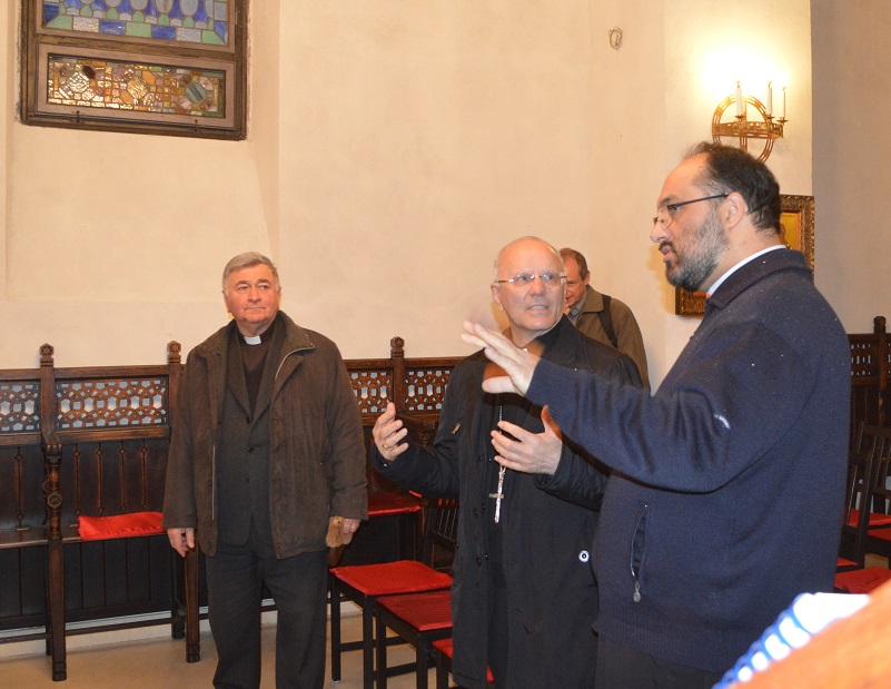 FOTO: Secretarul Conferinței Episcopale Italiene în vizită la Episcopia Greco-Catolică de București
