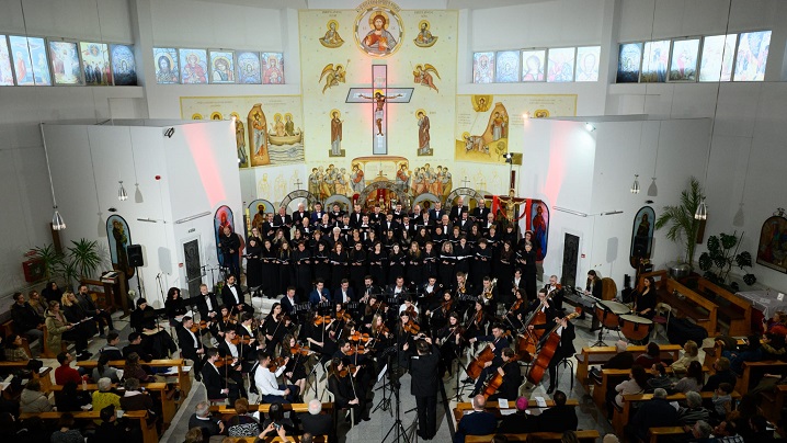 Concert susținut de Centrul Muzical al Universității Transilvania în Biserica „Sfântul Petru” din Brașov
