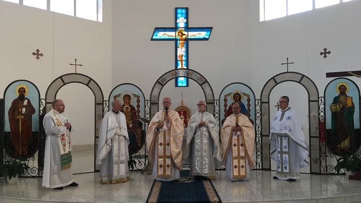 Foto: Pelerini din SUA în parohia „Sfântul Petru” din Brașov