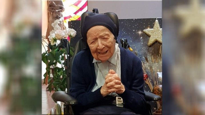 Sora Andre, o călugăriță și cea mai bătrână persoană din lume, a murit la vârsta de 118 ani