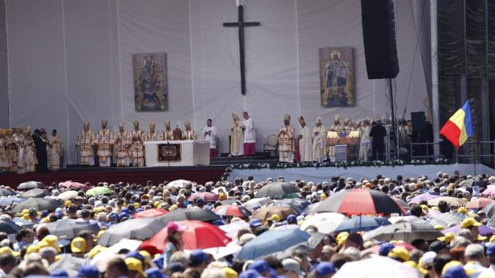 În cifre, ceremoniile oficiate de Sanctitatea Sa Papa Francisc pe Câmpia Libertății