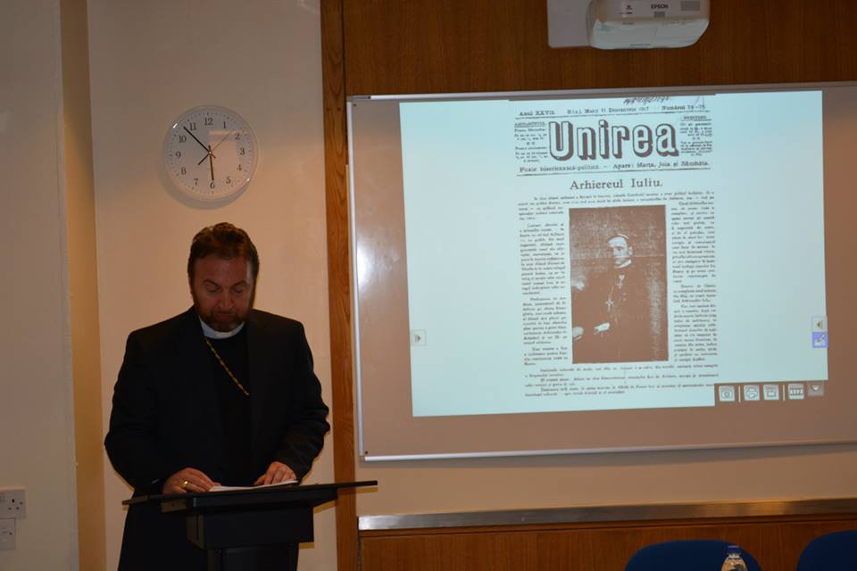 CONFERINŢĂ DESPRE CARDINALUL IULIU HOSSU LA UNIVERSITY OF LONDON