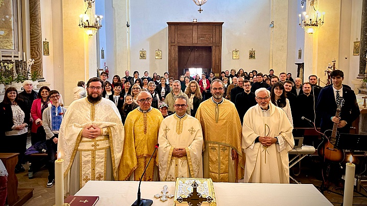 Comunitatea greco-catolică din Cesano și-a sărbătorit hramul în prezența moaștelor Fericitului Iuliu Hossu