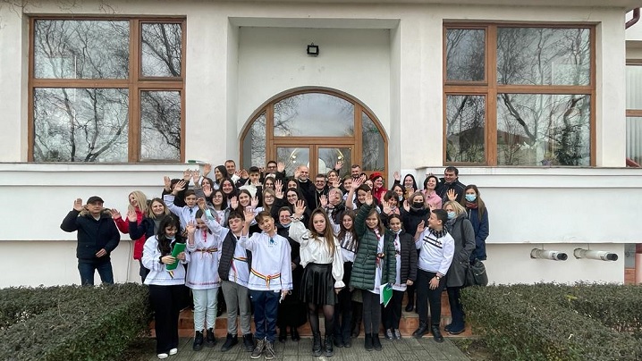 FOTO: Colindători la Curia Arhiepiscopiei Majore