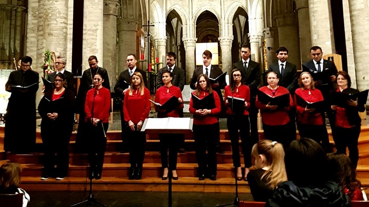 VIDEO: Concert de colinde românești în Catedrala din Bruxelles