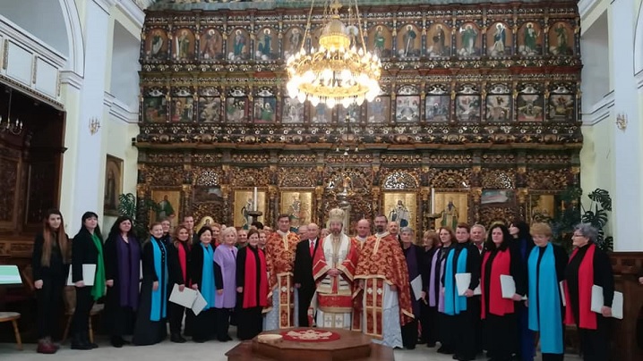 Foto: Concert de colinde susținut de corul „Catolica” în Catedrala Blajului