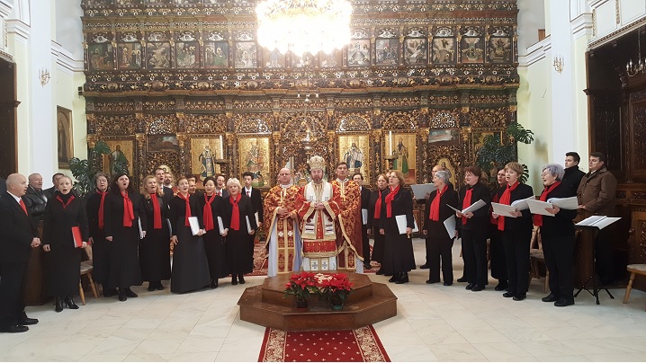 Foto: Concert de colinde susținut de corul „Catolica” în Catedrala Blajului