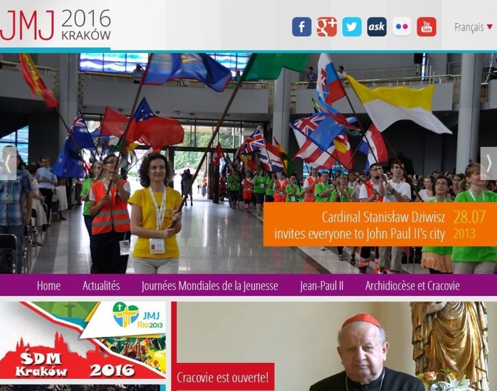 Pagina web a ZMT Cracovia 2016 