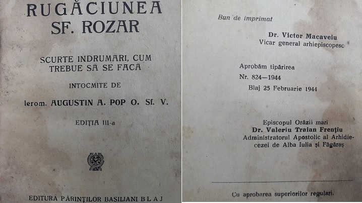 Din istoria vieții spirituale în Biserica Greco-Catolică [9] Devoțiunea Rozariului