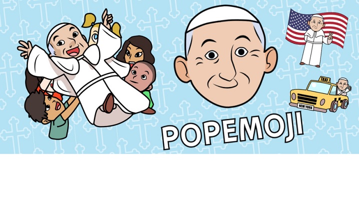 Emoticoane cu Papa Francisc