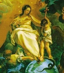 Rugăciune către Fecioara Maria,  Împărăteasa îngerilor și biruitoarea iadului și către Sfântul Arhanghel Mihail