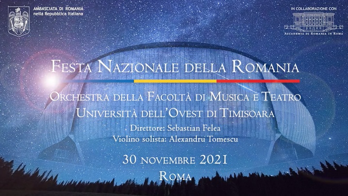 Concert extraordinar cu ocazia Zilei Naționale a României 2021