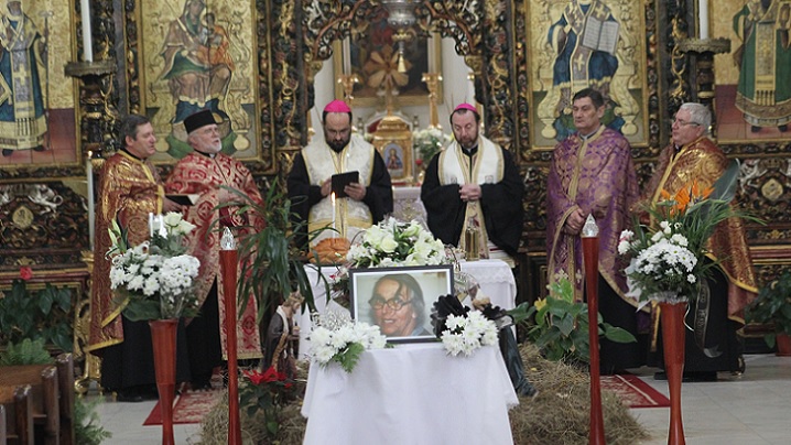 FOTO: Înmormântarea doamnei Viorica Lascu în Catedrala Blajului