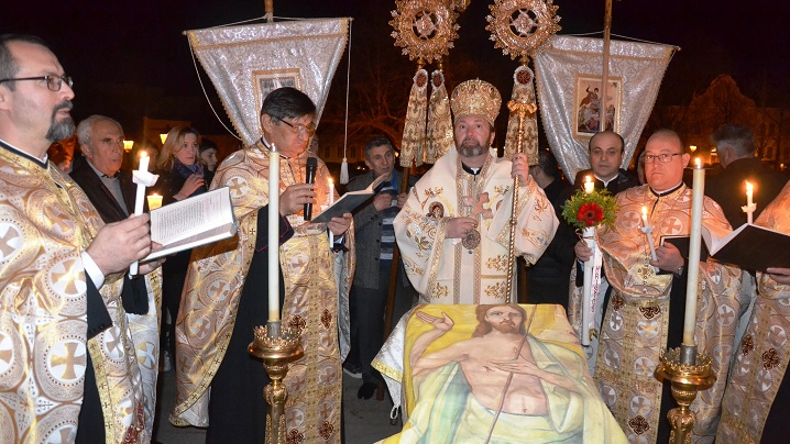 FOTO: Slujba Învierii la Catedrala “Sfânta Treime” din Blaj