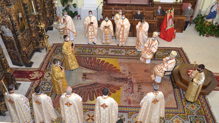 FOTO: Fericiții Episcopi Martiri Greco-Catolici Români sărbătoriți în Catedrala „Sfânta Treime” din Blaj