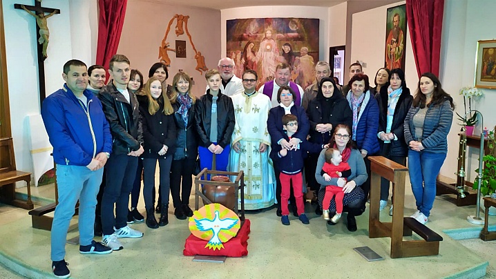 Celebrare pentru credincioșii greco-catolici români în localitatea Ladispoli (ITALIA)