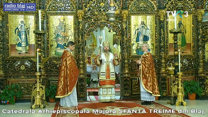 LIVE: Sfânta Liturghie celebrată în Catedrala Blajului (TVR3)