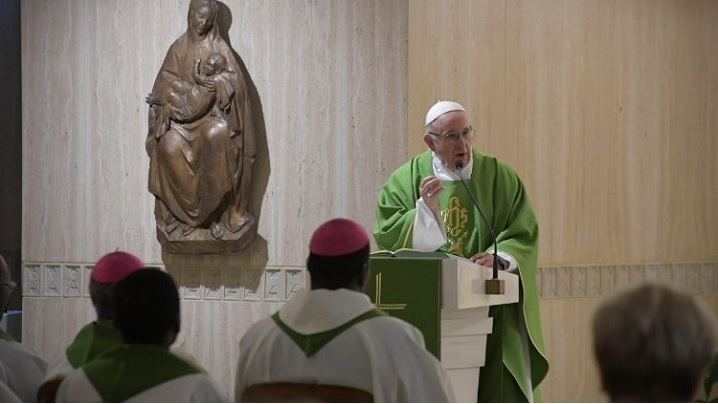 Papa Francisc a concelebrat Sfânta Liturghie împreună cu episcopii catolici din România