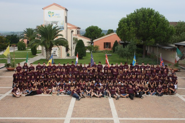 Tineri români participanţi la Campusul Ecumenic Internaţional de la Loreto