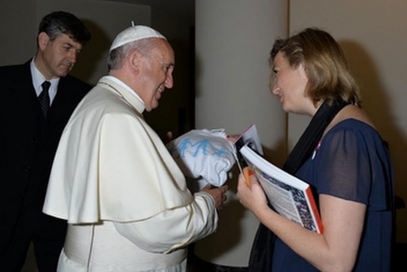 Președintele mișcării Manif pour tous în vizită la Papa