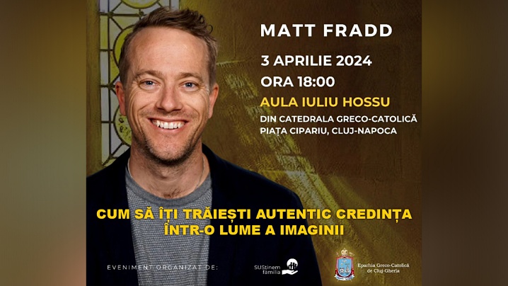 Video: Matt Fradd la Cluj, despre „Cum să îți trăiești autentic credința într-o lume a imaginii”