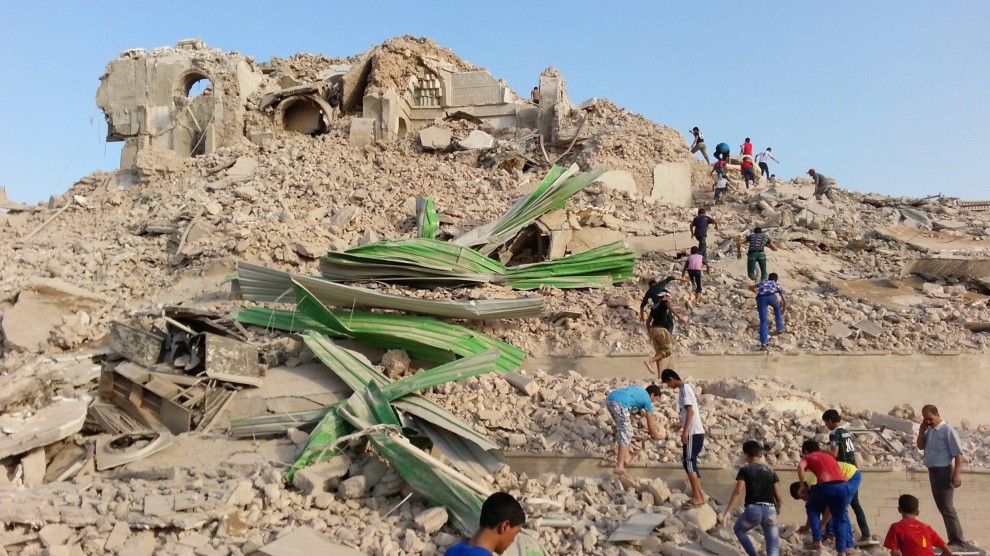 Mausoleul Sfântului Gheorghe a fost aruncat în aer de către jihadiști