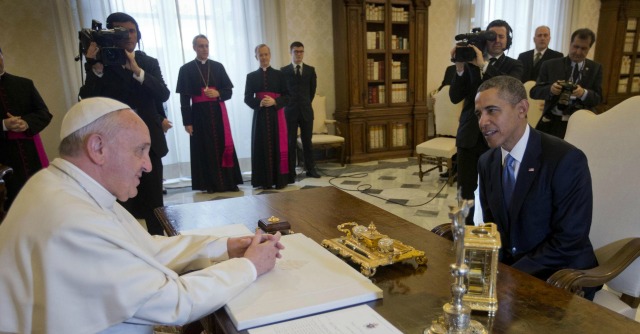 Întâlnire oficială la Vatican între Papa Francisc şi Barack Obama  