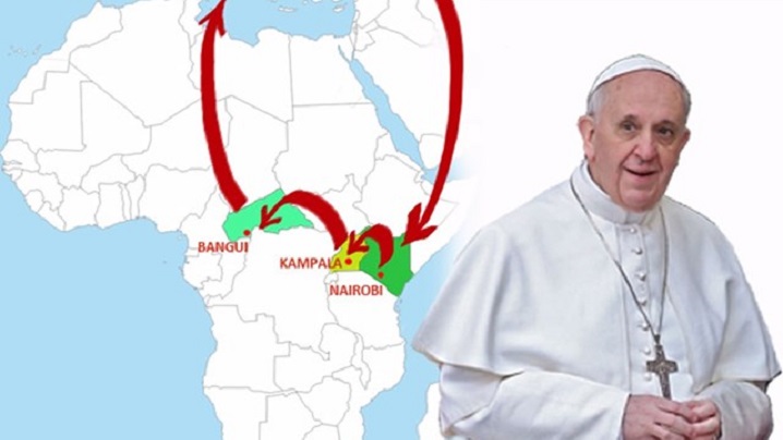 Papa Francisc în Africa: vin la voi ca mesager de pace