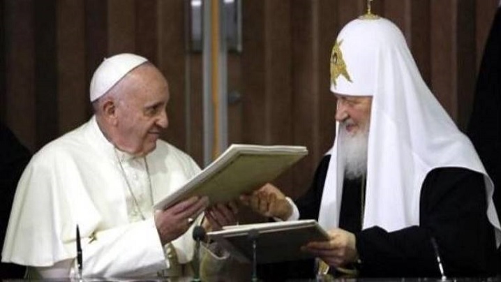 Nu concurenți, ci frați: Declarația comună a papei Francisc și a patriarhului Kirill (text)