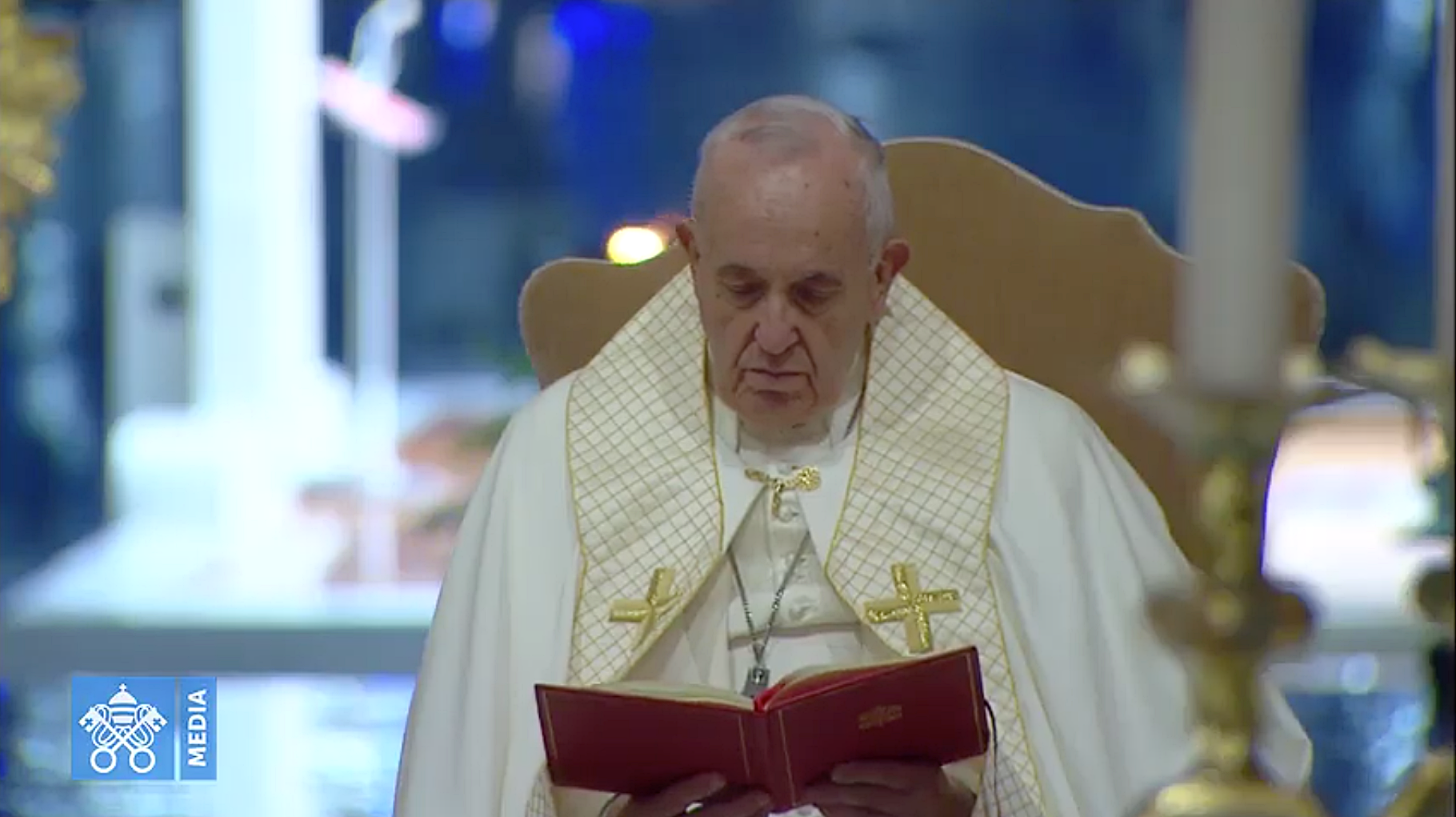 Rugăciunile rostite de Papa Francisc pe esplanada bazilicii Sfântul Petru