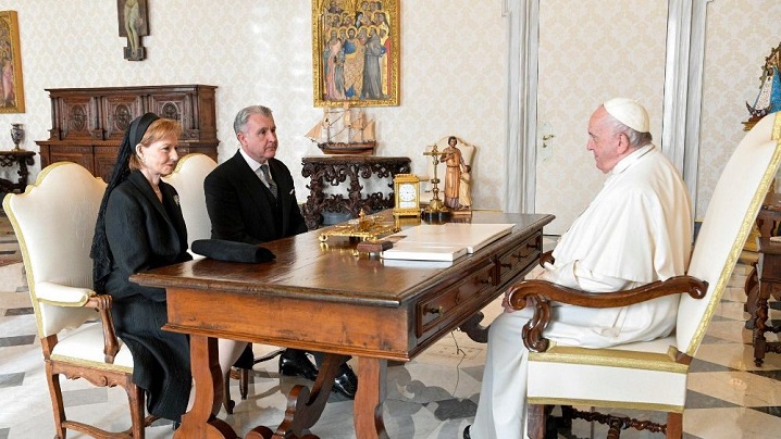 Papa Francisc a primit vizita Majestății Sale Margareta