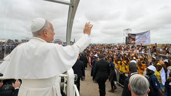 Leon XIV, la Luanda, în Angola: Fiți protagoniștii lui Isus înviat și ai unei noi societăți