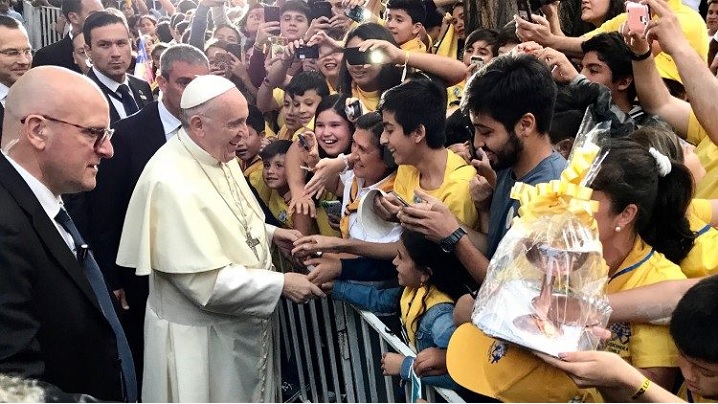 Papa Francisc a început o călătorie apostolică de șapte zile în Chile și Peru