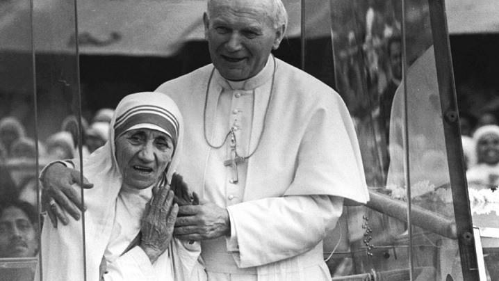 Sintonie excepţională între Maica Tereza şi papa Ioan Paul al II-lea