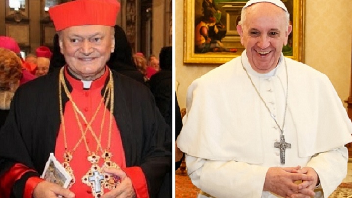 Cardinalul Lucian a transmis o scrisoare de felicitare Papei Francisc