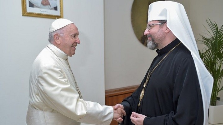 Greco-catolicii din Ucraina la papa Francisc: o ţară aflată în război şi în transformare continuă