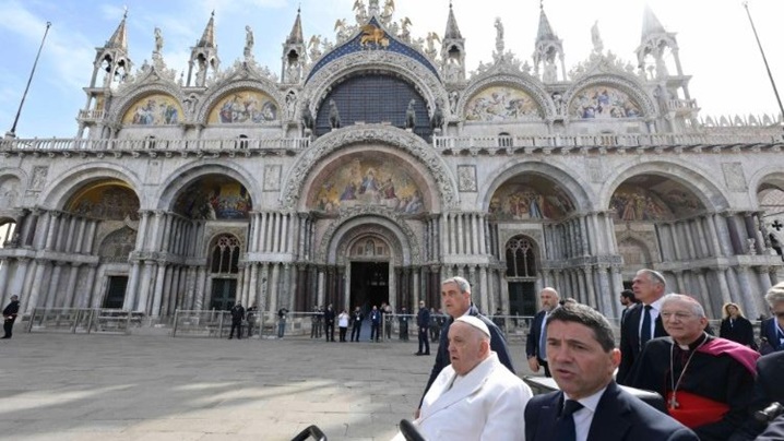 Papa Francisc, la Veneția: Uniți cu Cristos, să aducem roade acolo unde trăim!