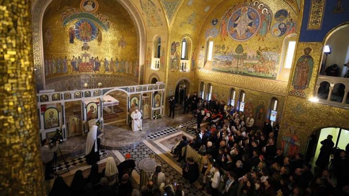 Papa Francisc în vizită pastorală la comunitatea greco-catolică ucraineană din Roma