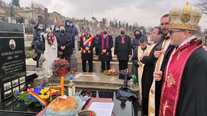 FOTO: Samoilă Mârza, fotograful Unirii, comemorat la Alba Iulia, la împlinirea a 103 ani de la Marea Unire