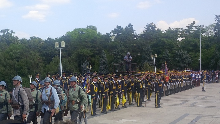 PS Mihai, la ceremonia de comemorare a 100 de ani de la intrarea României în Primul Război Mondial