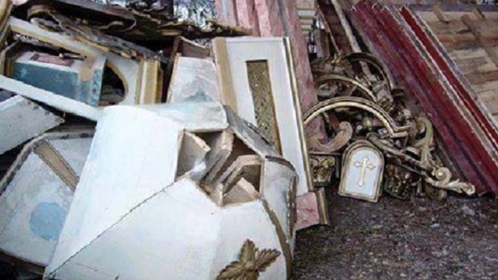 ŞOCANT: distrugere de biserică la Șomcuta